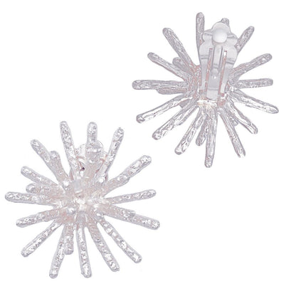 Get Stylish with Clip On Silver Spike Earrings for Women