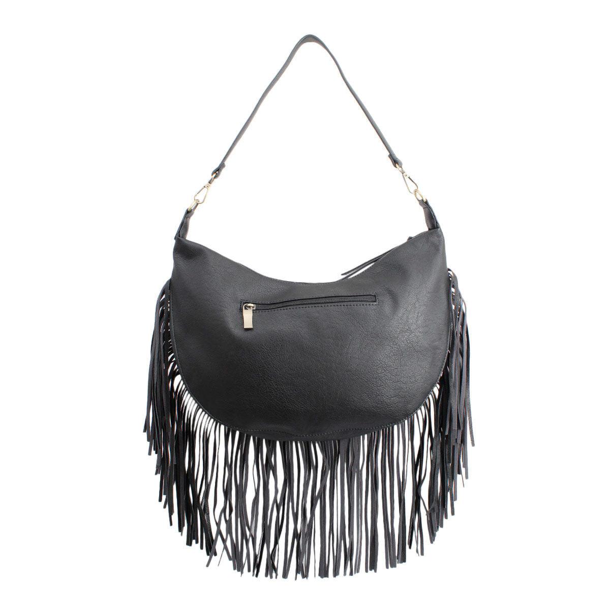 Get the Hottest Black Boho Handbag with Fringe for Women