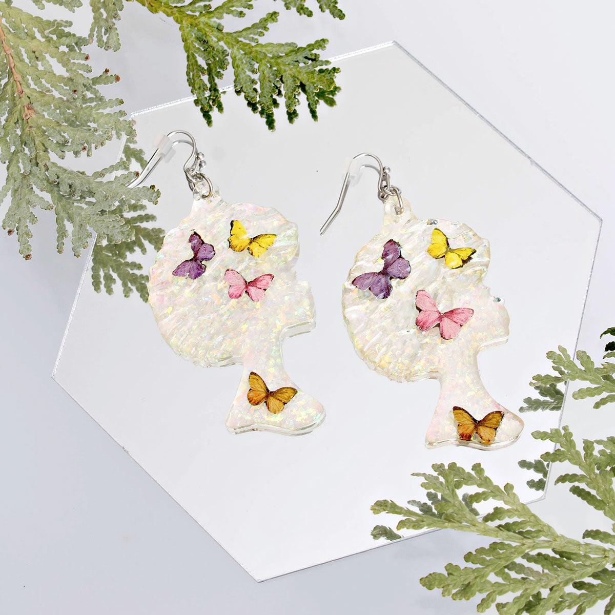 Get Your Afro Multicolor Butterfly Earrings Here - Perfect Accessory!