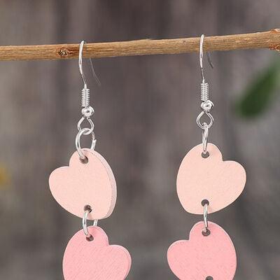 Love Your Style with Heart Dangle Earrings