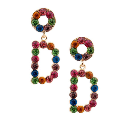 Make a Statement with Our Fashionable D Initial Dangle Earrings for Women