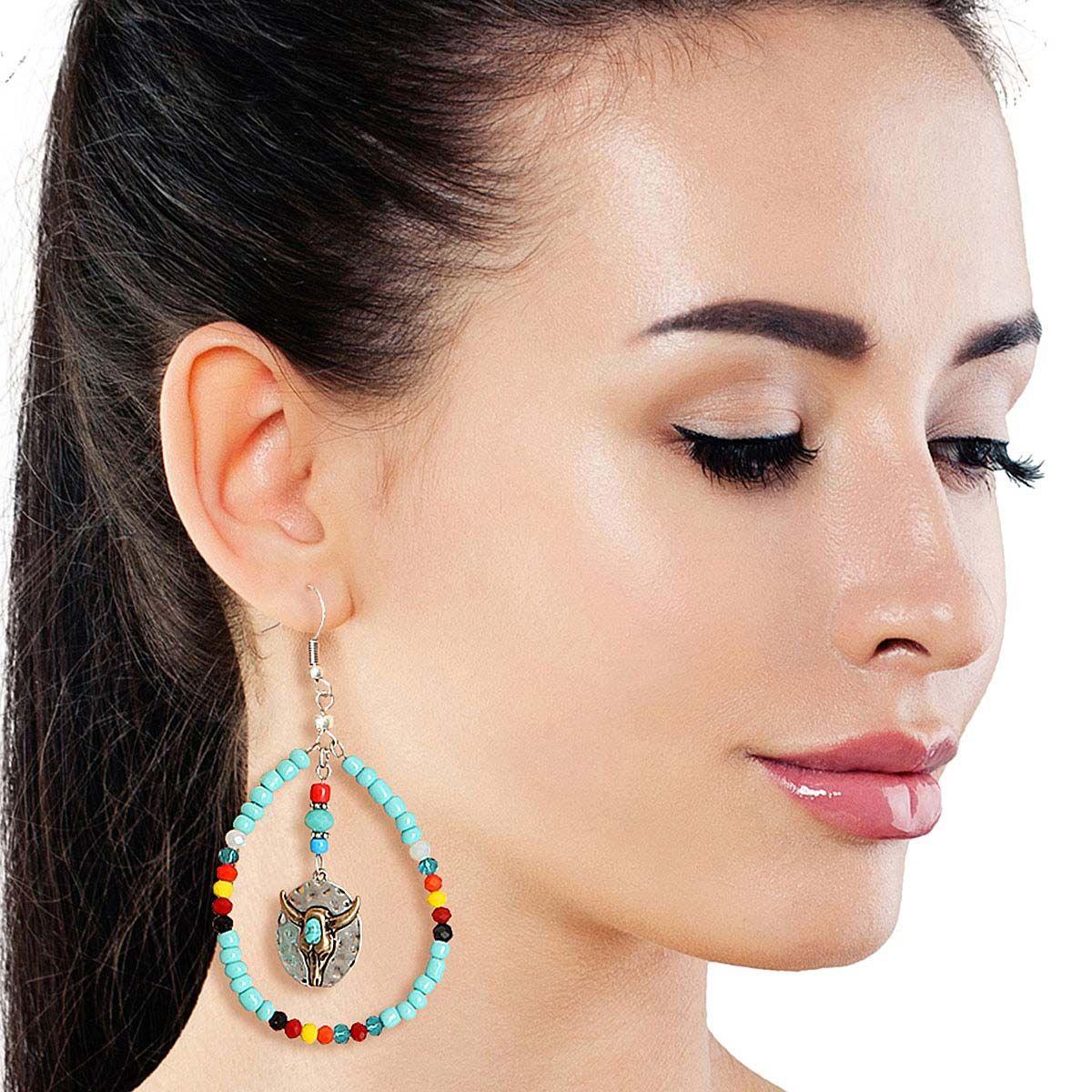 Multicolor Beaded Earrings: The Perfect Pop of Color for Any Outfit