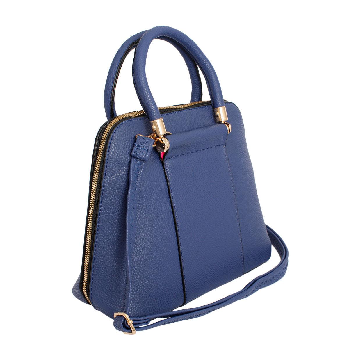 Must-Have Accessory: Chic Women's Blue Handbag Ensemble Coveted Classic