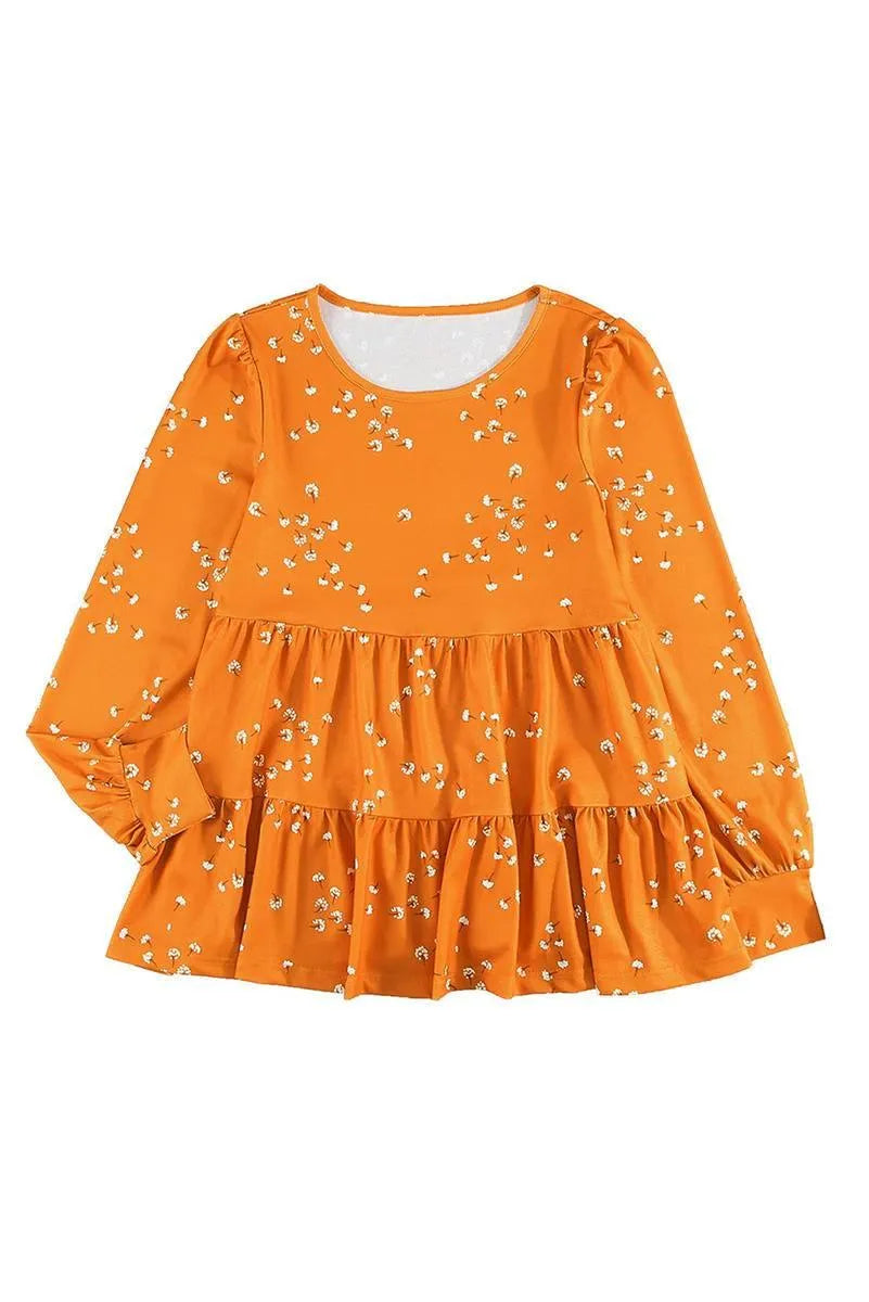 Orange Tunic Top for a fun and flirty look