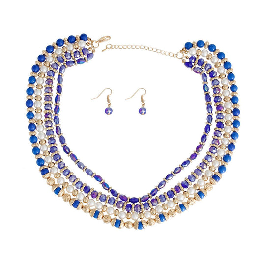 Pearls & Beads Necklace Set: Enhance Any Outfit