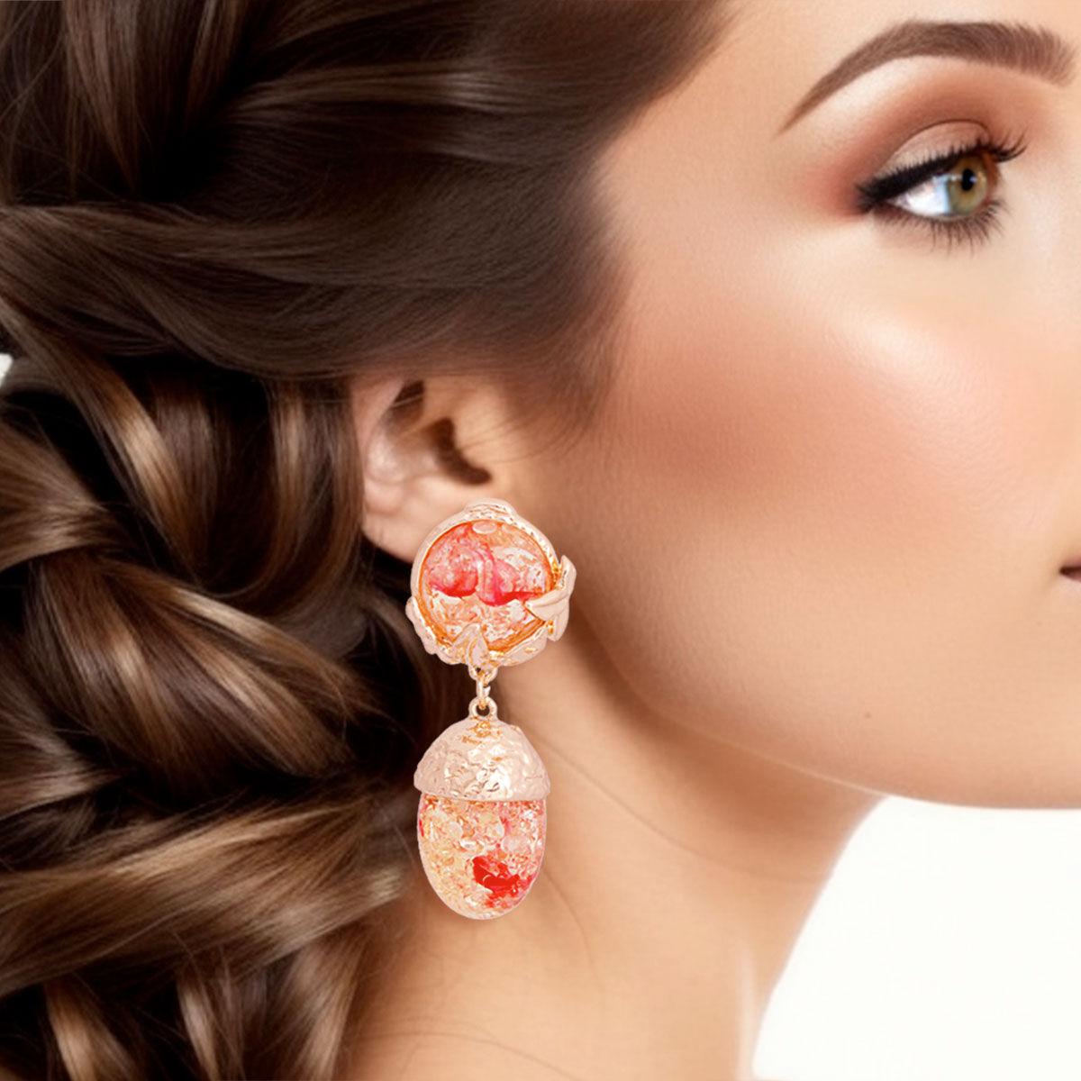 Pink Gold Acorn Earrings: Your New Go-To for Sophisticated Style