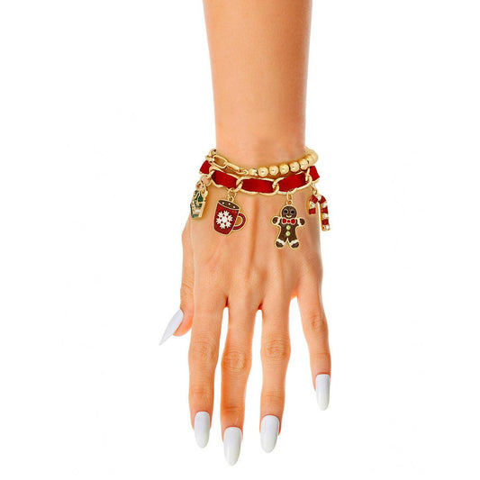 Shop Festive Charms Bracelet Set and complete your holiday look