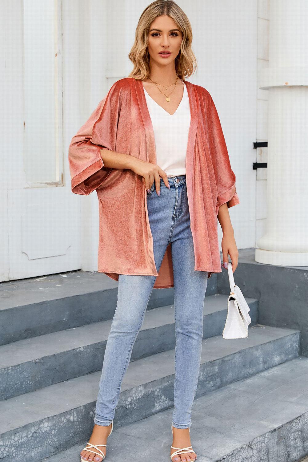 Shop Stylish 3/4 Sleeve Cardigan: Perfect for Any Occasion