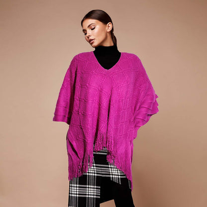 Shop Stylish Purple Poncho for Women - Get Yours Today!