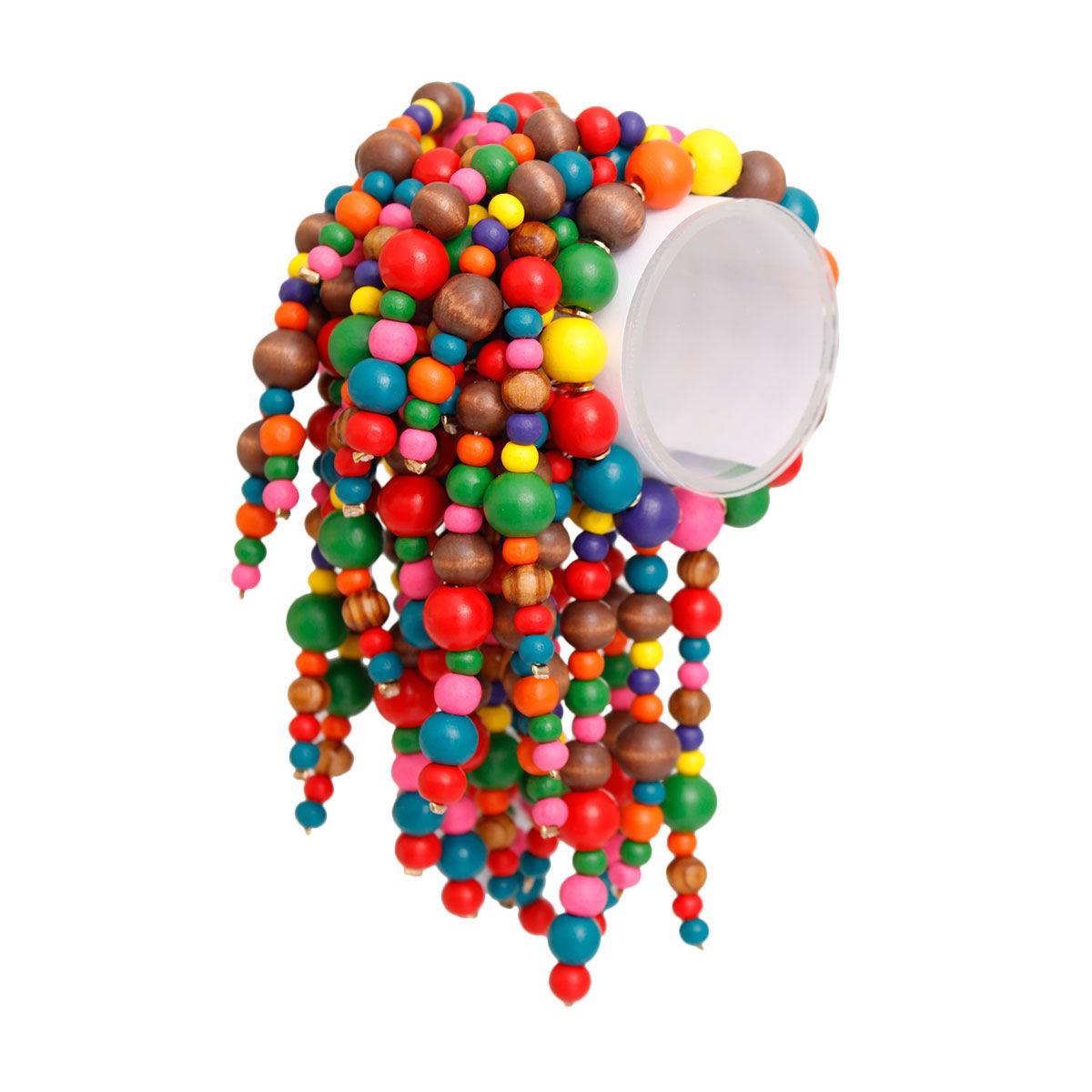 Spice Up Your Style with a Multicolor Bead Bracelet - Shop Now!