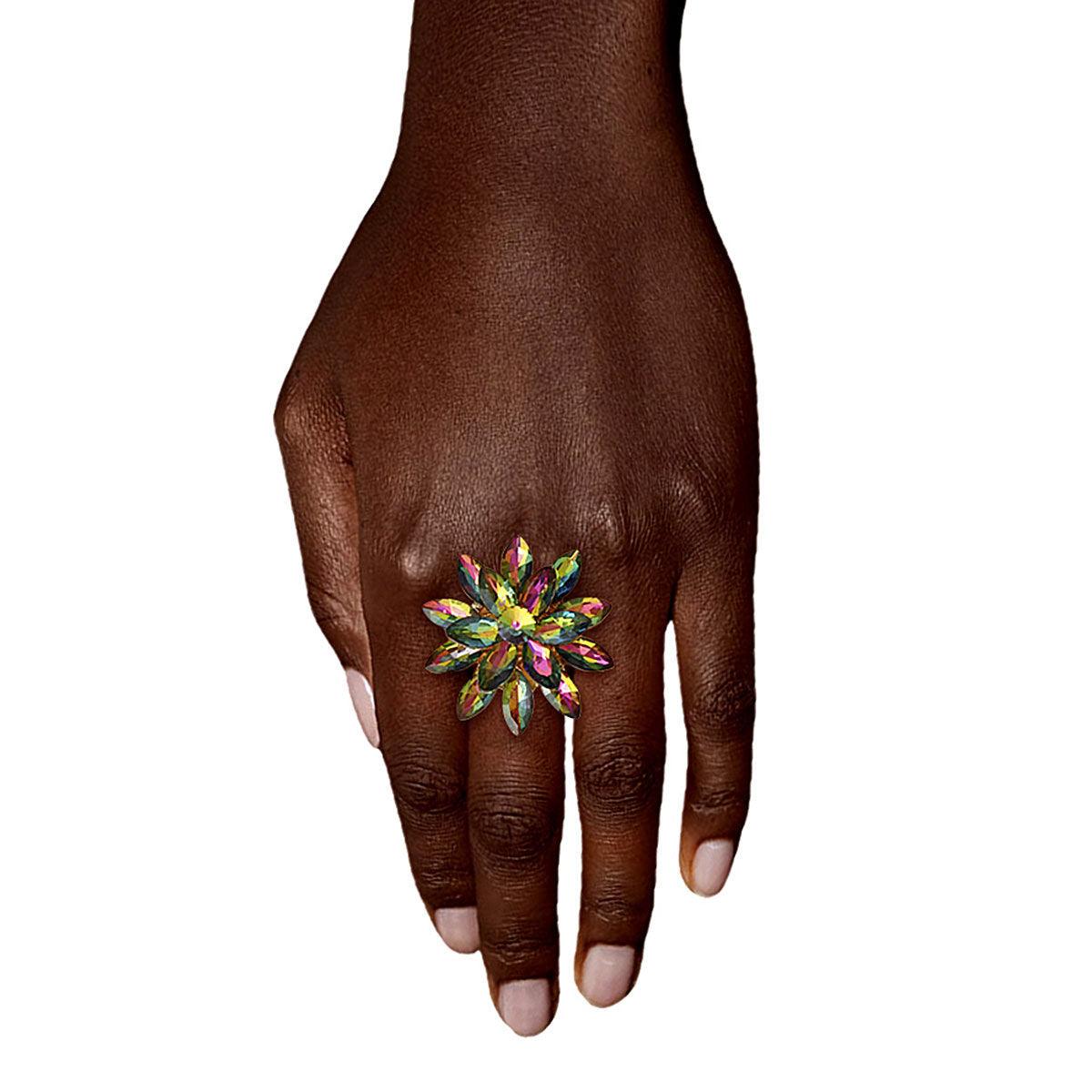 Stack 'Em Up: Flower Fashion Ring That Scream 'Look At Me!'