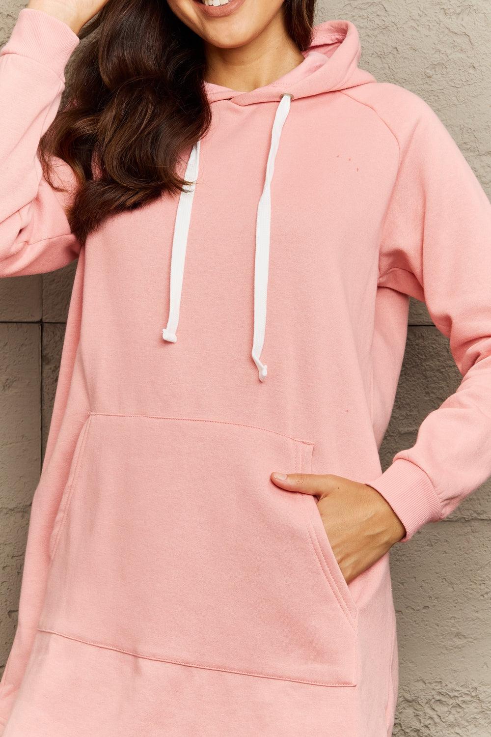 Stay Stylish and Casual in our Trendy Comfortable Hoodie Mini Dress | Buy Now