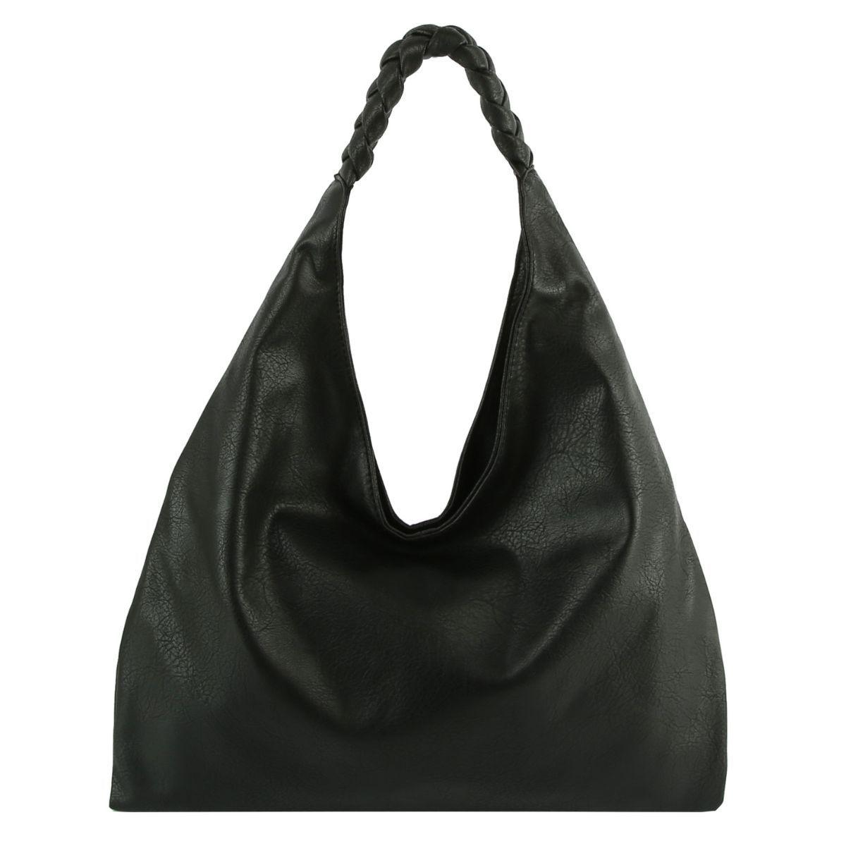 Stylish Black Vegan Leather Hobo Bag: Perfect Mix of Fashion and Function for Everyday Use