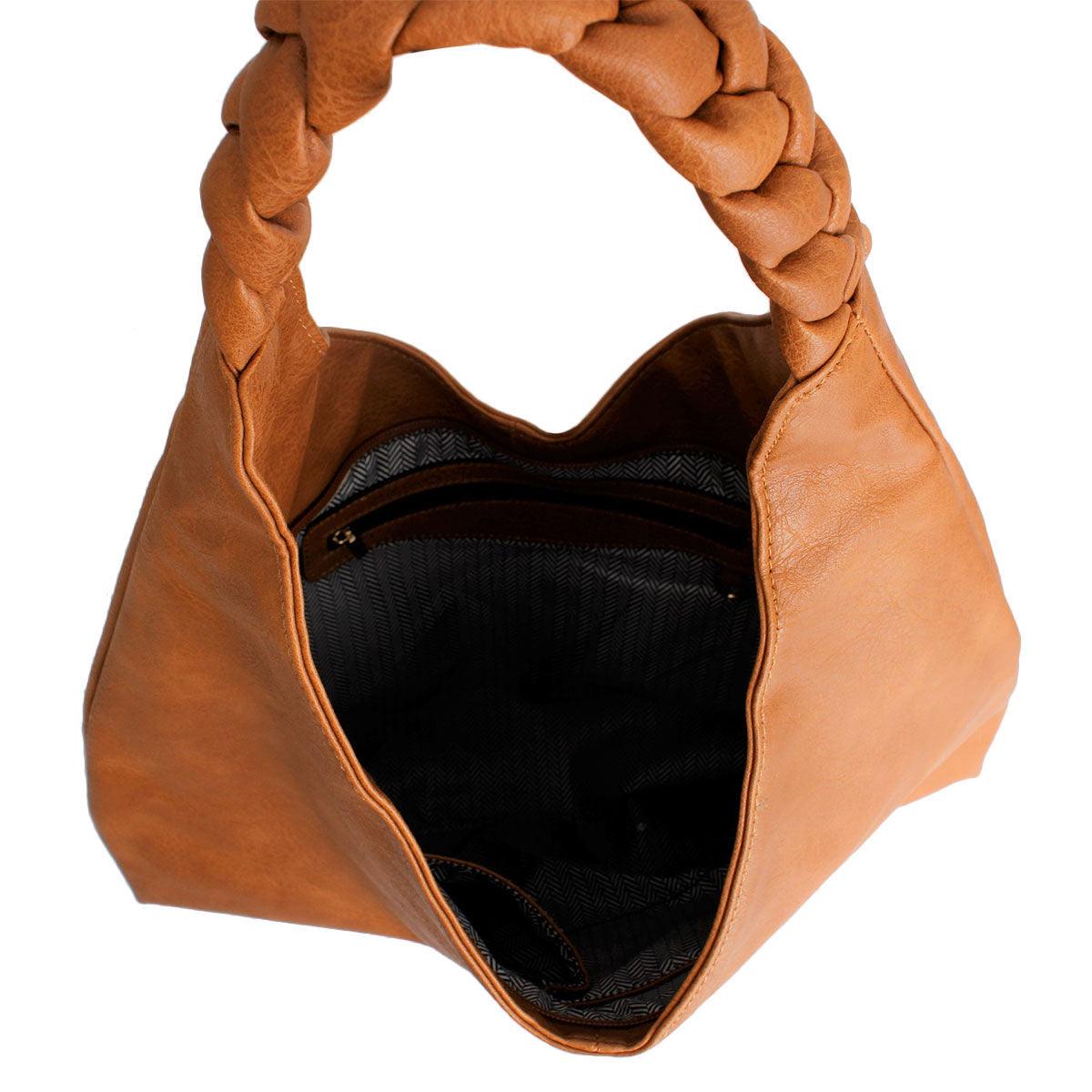 Stylish Brown Vegan Leather Hobo Bag: Perfect Mix of Fashion and Function for Everyday Use