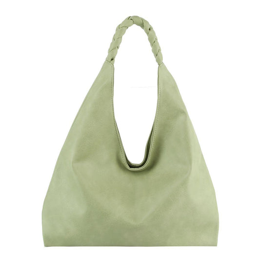 Stylish Green Vegan Leather Hobo Bag: Perfect Mix of Fashion and Function for Everyday Use