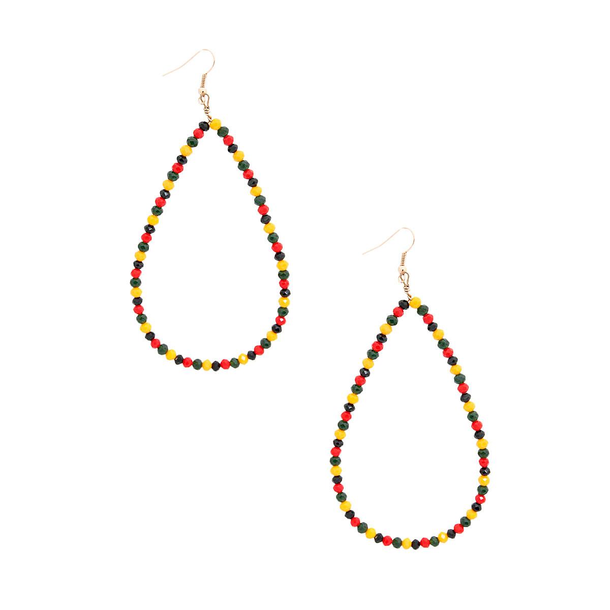 Stylish Teardrop Earrings - Bead Dangle Jewelry for Any Occasion