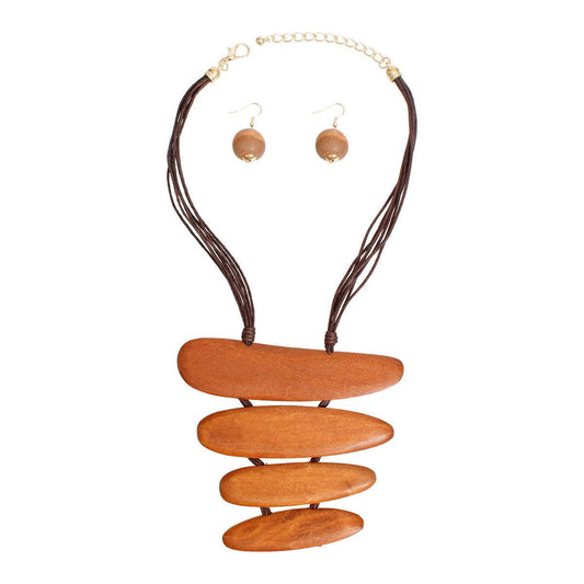 Trend Alert: Stacked Bead Drop Pendant Necklace Set