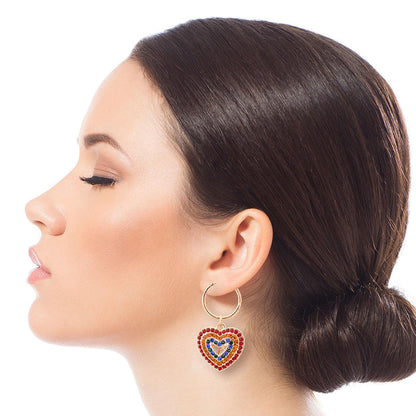 Unlock Style: Get Multicolor Concentric Heart Earrings