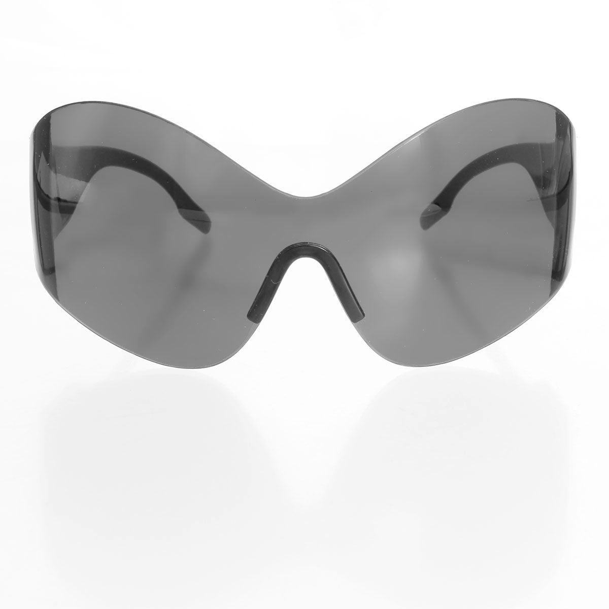 Unlock Style: Trendy Black Mask Butterfly Sunglasses