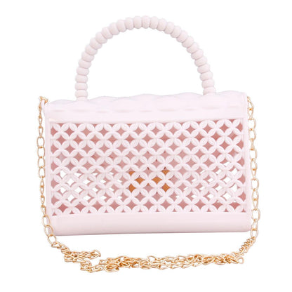 White and Breezy Mini Crossbody Handbag: Unleash Your Inner Fashionista