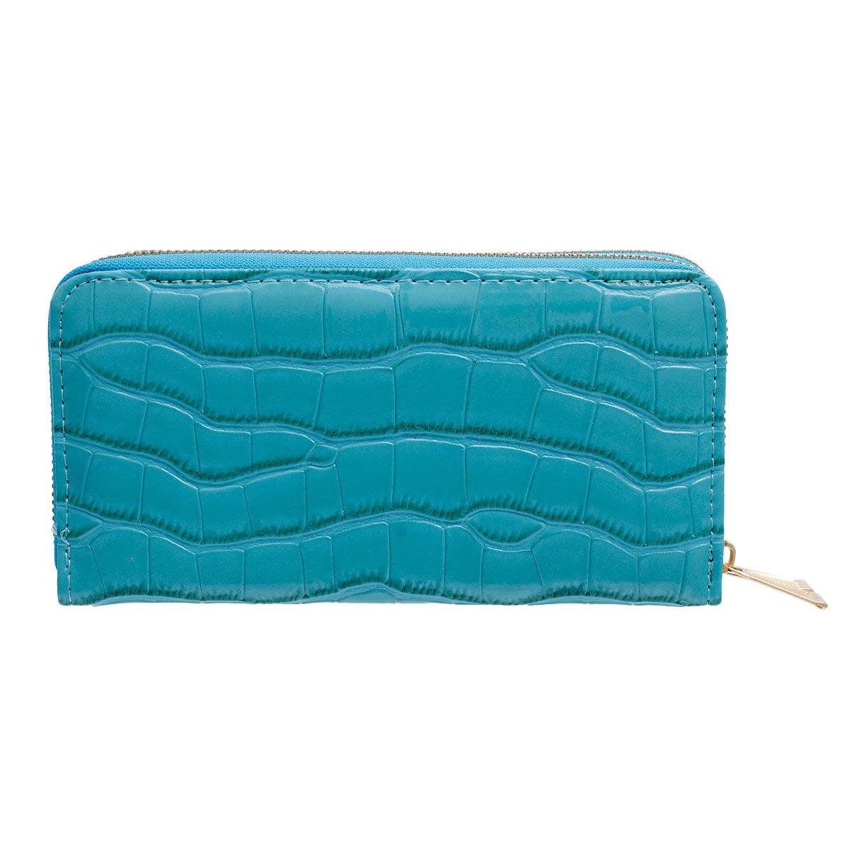 Women's Aqua Wristlet Wallet: Stay Organized Everyday in Style