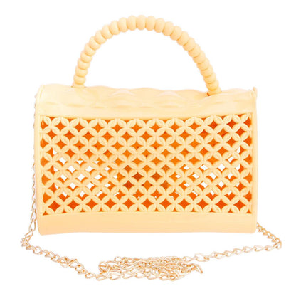 Yellow and Breezy Mini Crossbody Handbag: Unleash Your Inner Fashionista